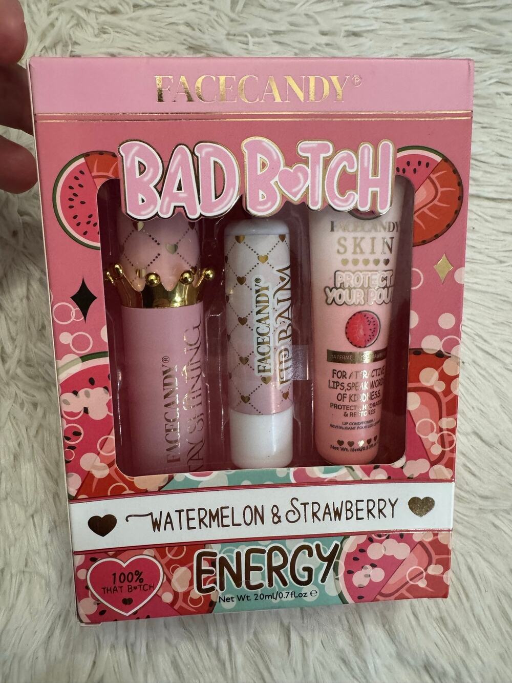 Face Candy Bad Batch Watermelon & Strawberry Energy set all for your lips